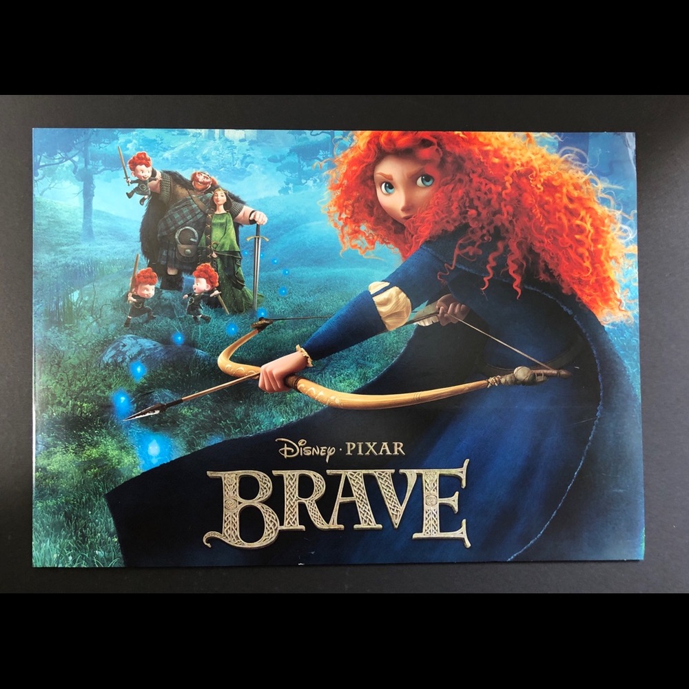 Set of four prints from the Disney Pixar movie, Brave.